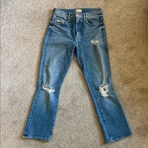 MOTHER The Insider Ankle jeans Bloom and Doom